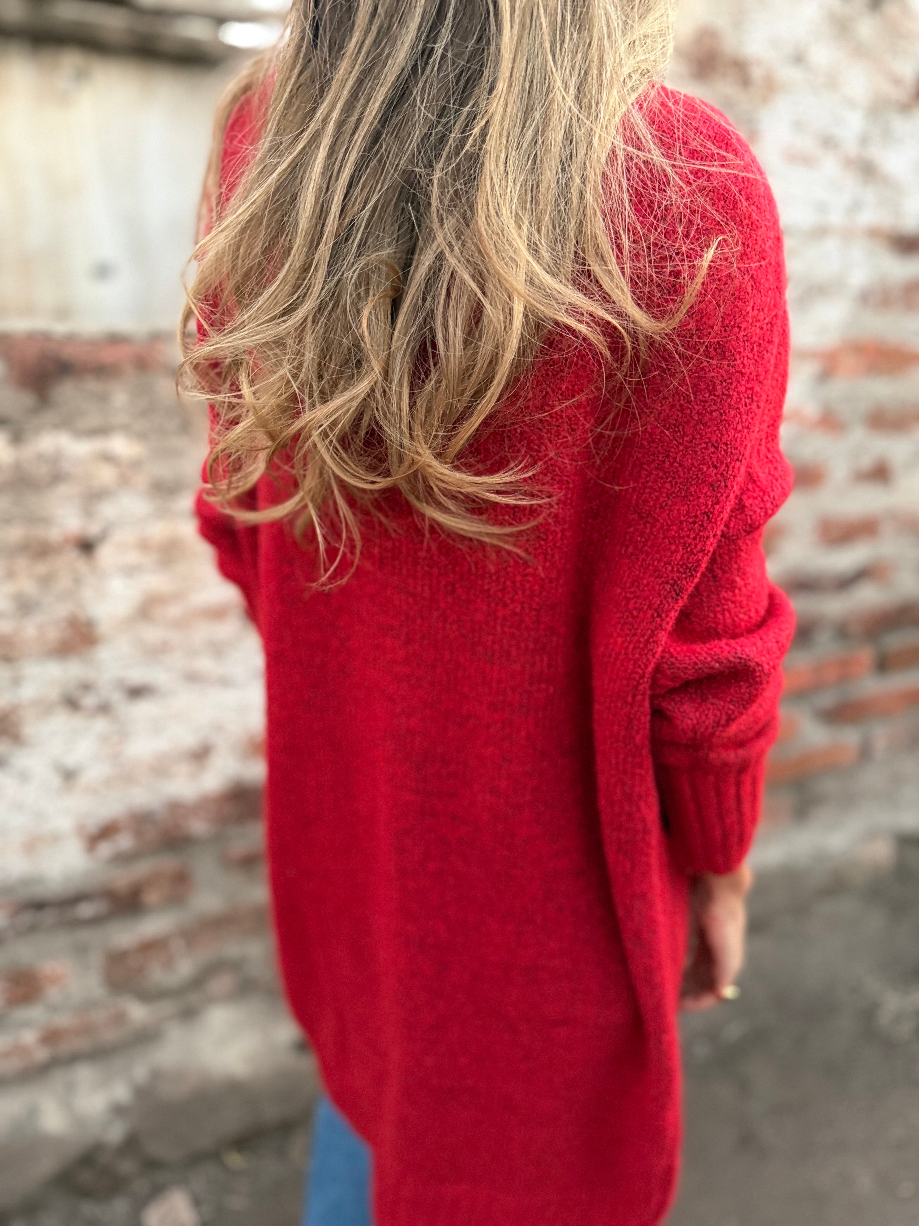 Chaleco alerce rojo italiano