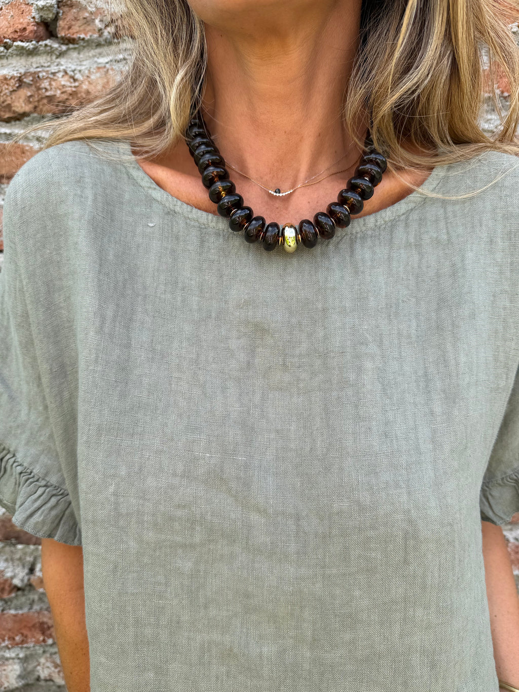 Collar piedras carey