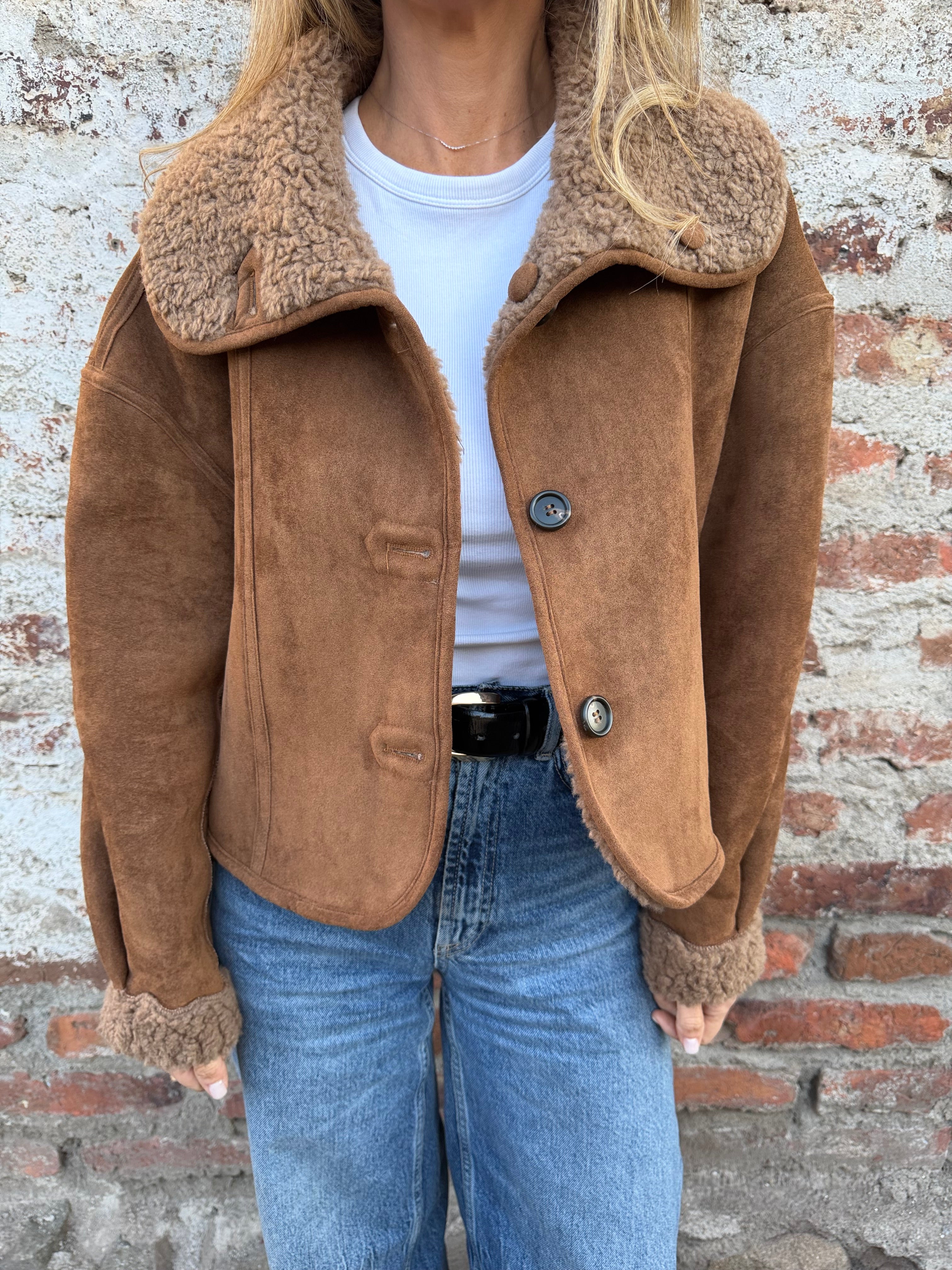 New chaqueta reversible chiporro camel