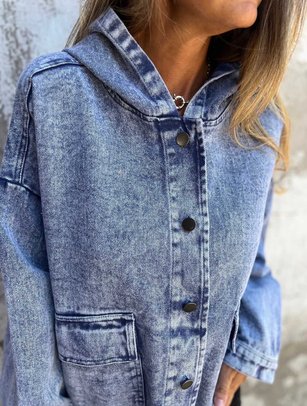 Chaqueta bluejean rain azul