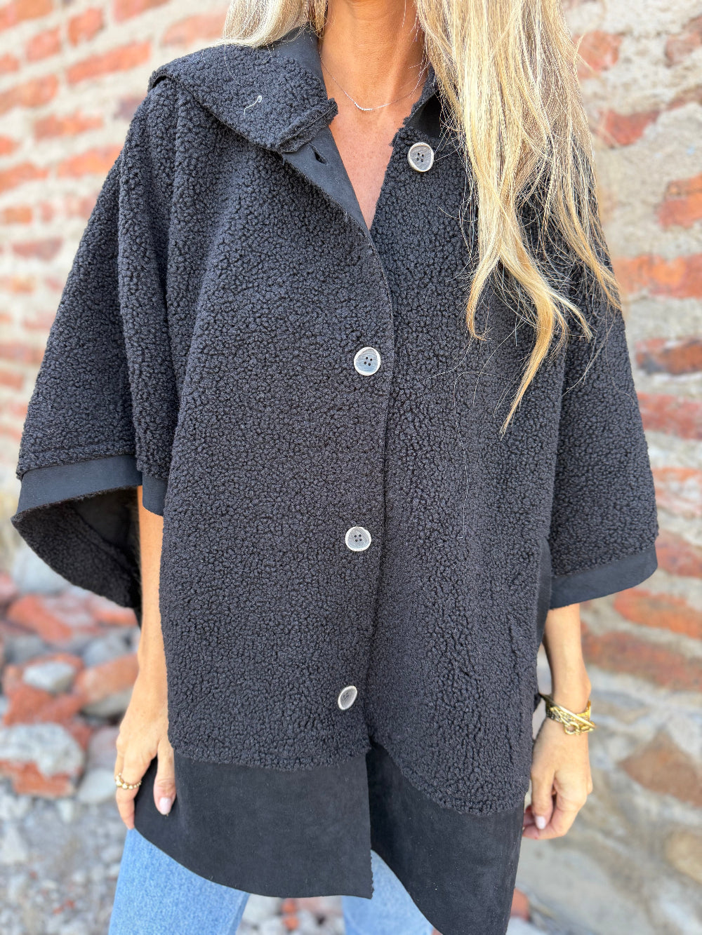 Poncho patagón negro