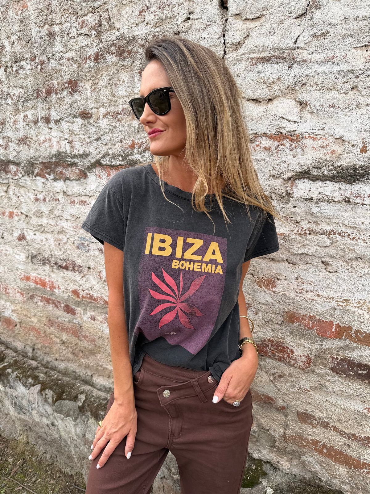 Polera ibiza negra