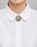 Broche Roseta Silver