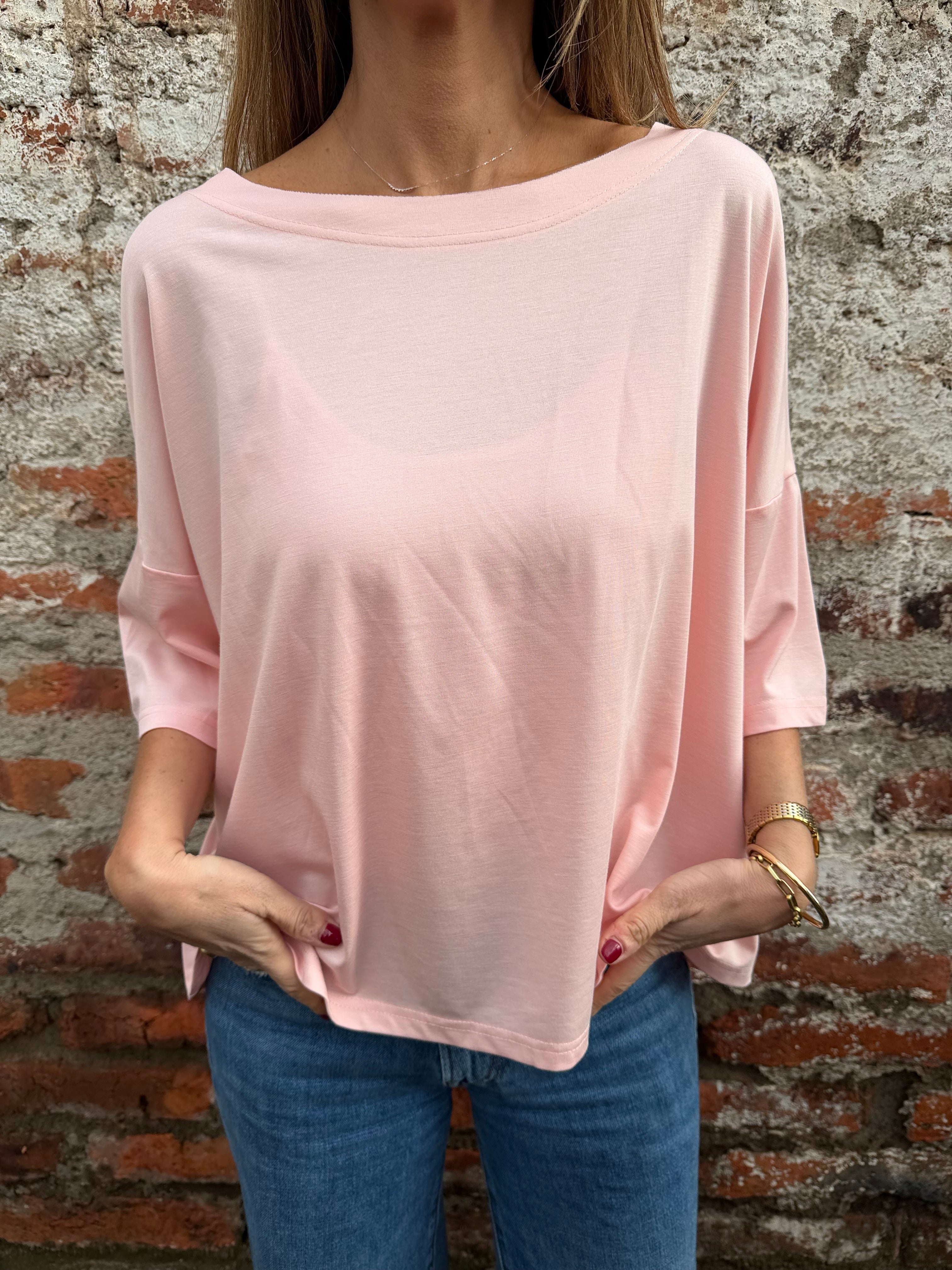 Maxxi polera modal rosado