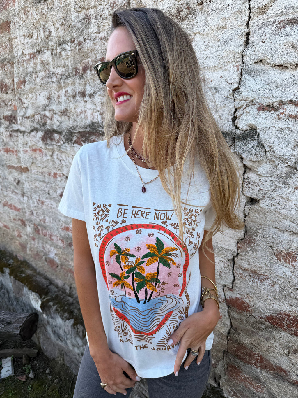 Polera farm blanca