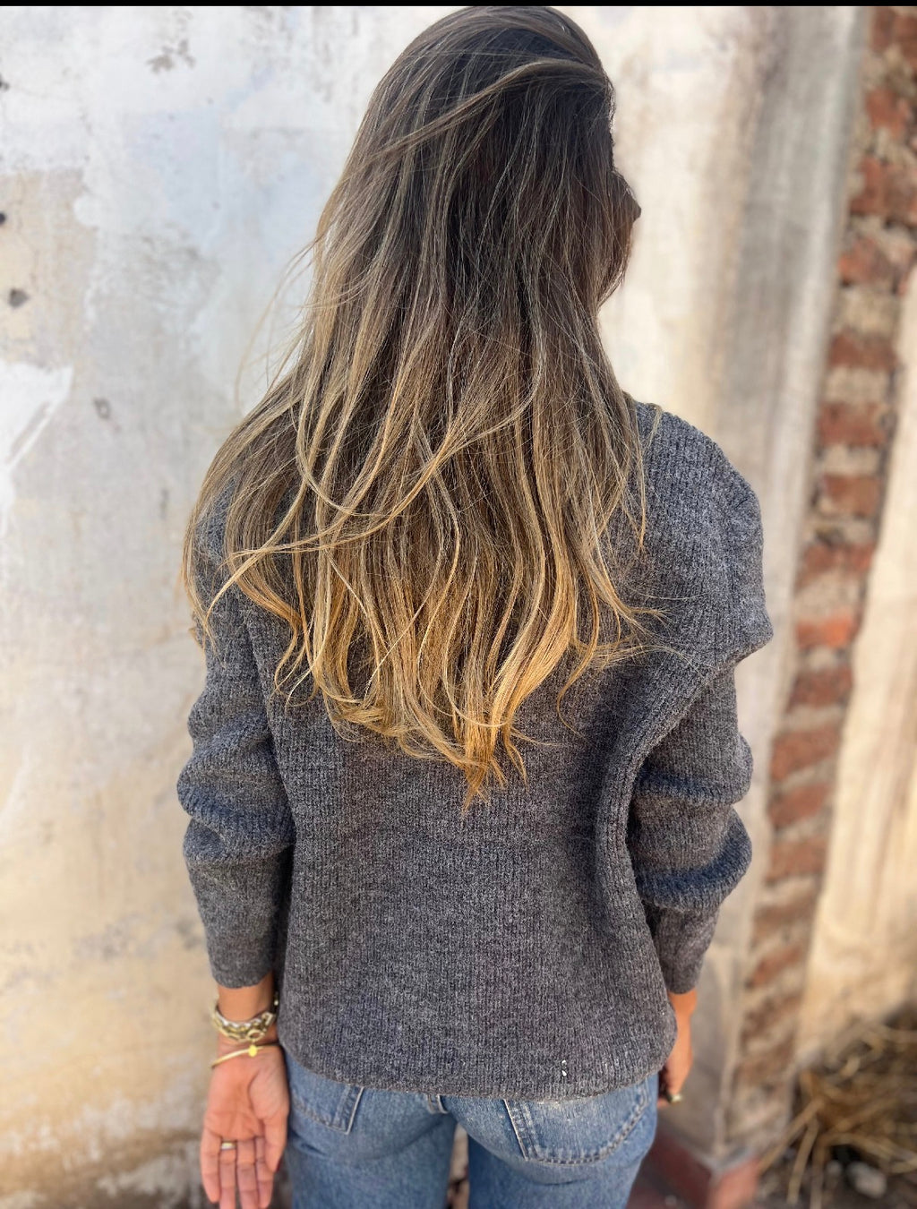 Chaleco ciprés gris oscuro