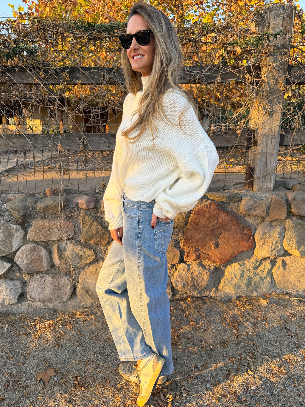 Bluejean baloon tachas celeste