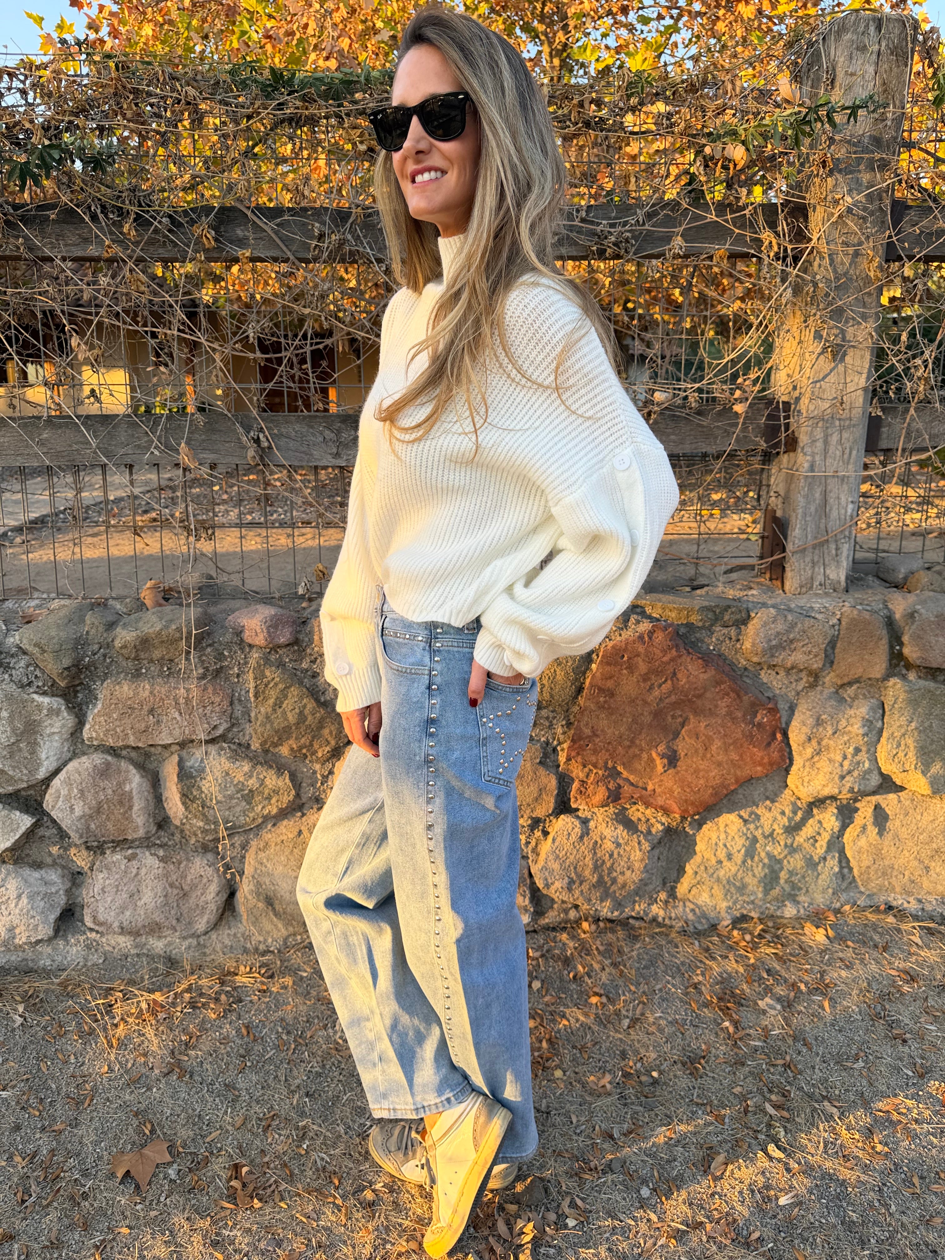 Bluejean baloon tachas celeste