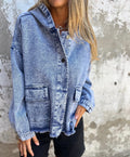 Chaqueta bluejean rain azul