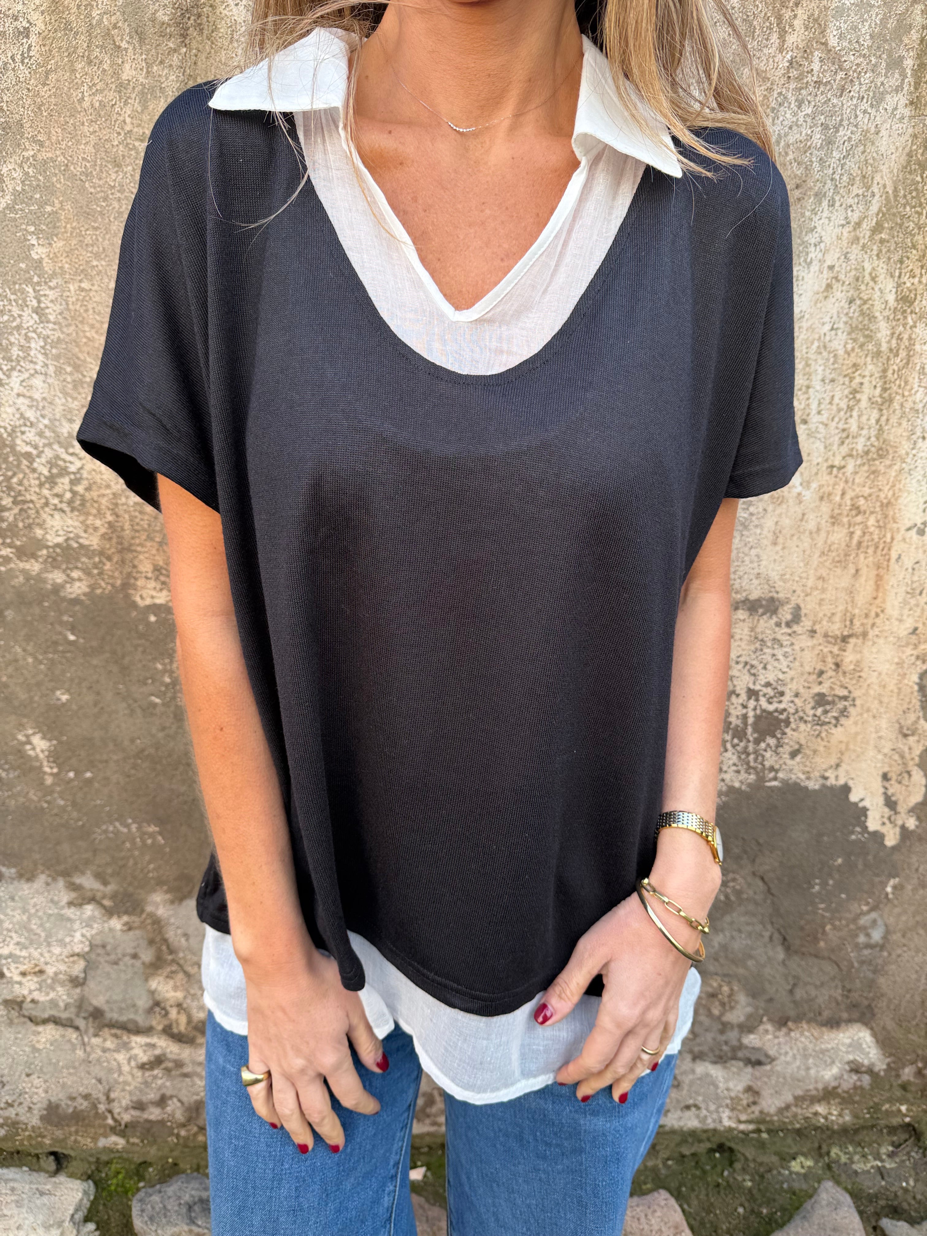 Blusa/ polera negra