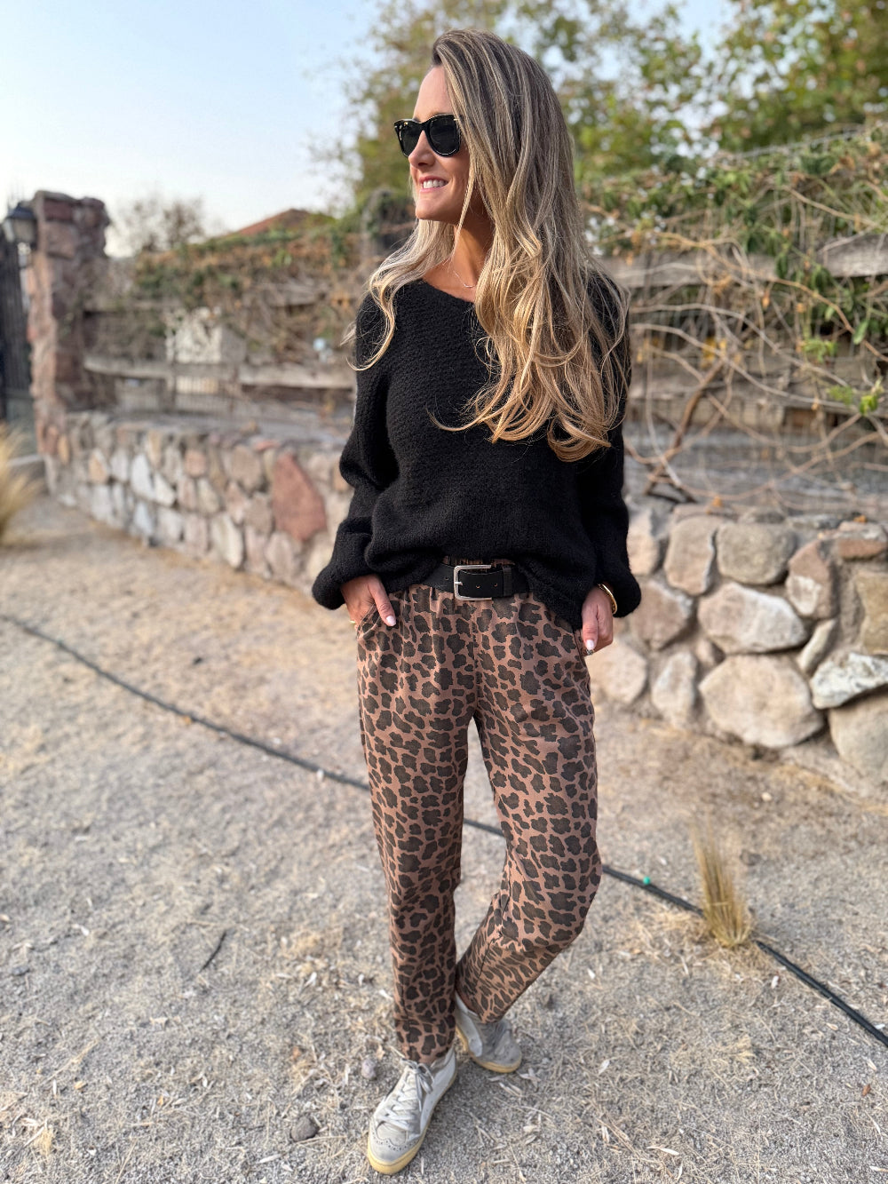 Jogger print chocolate