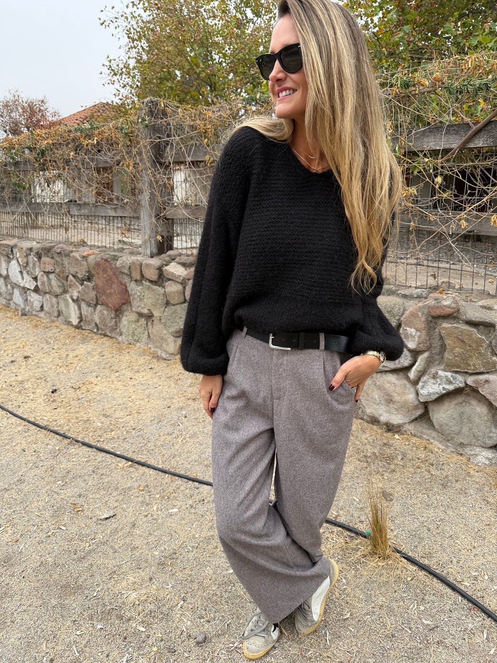 New Pantalón sastre taupé