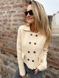 Chaleco tipo chaquetita crudo