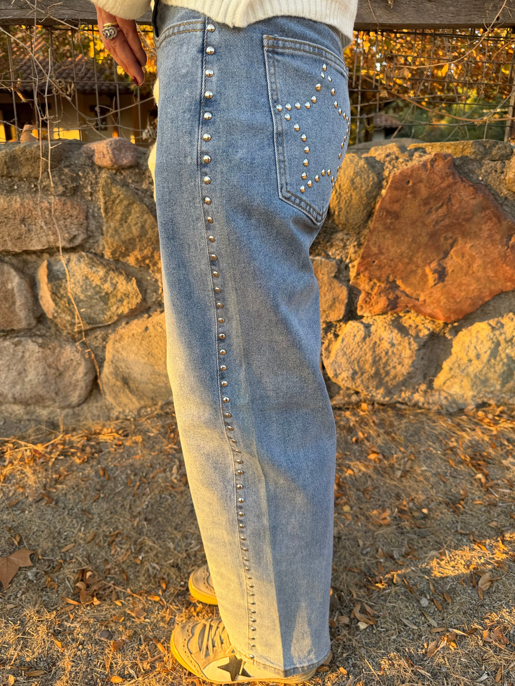 Bluejean baloon tachas celeste