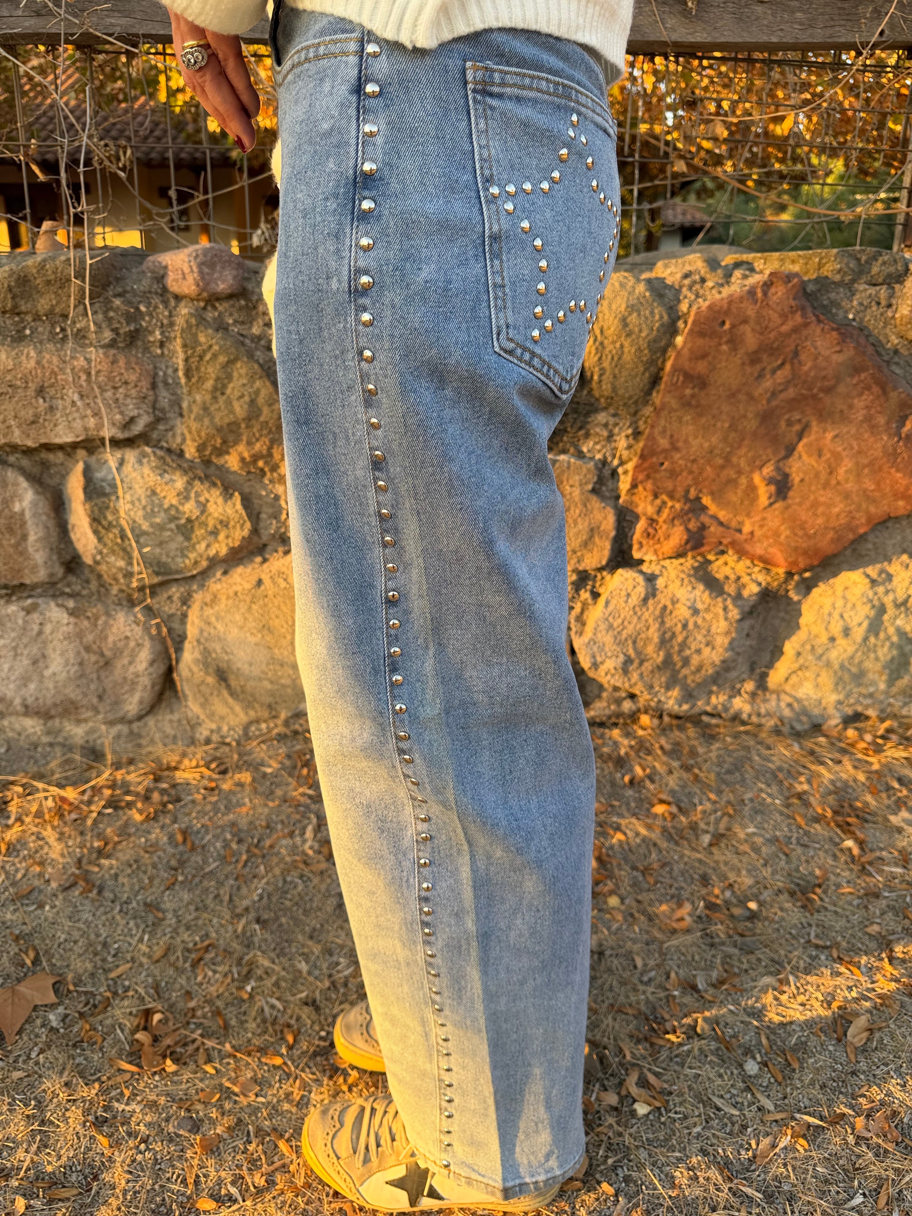 Bluejean baloon tachas celeste