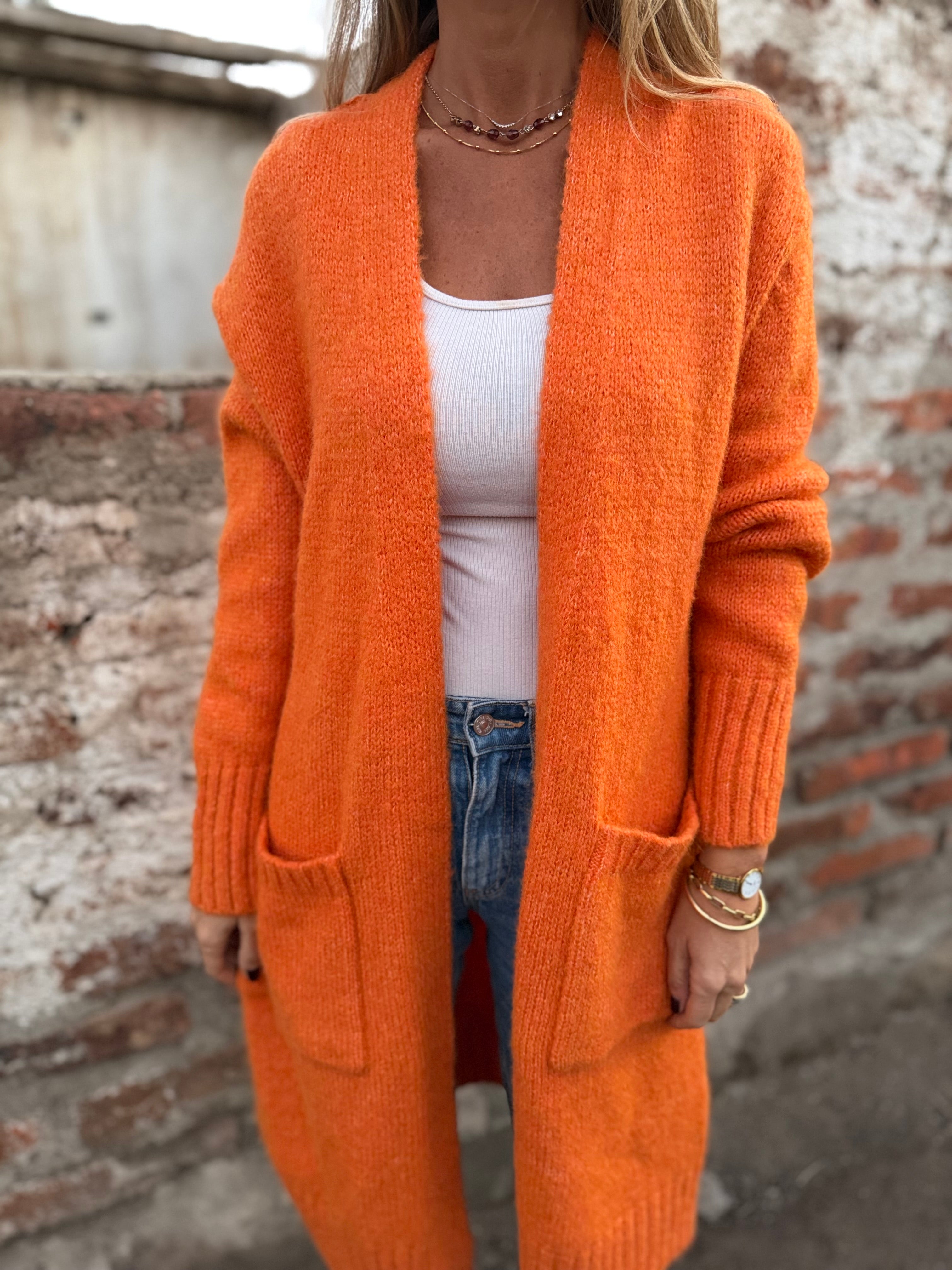 Chaleco alerce salmón