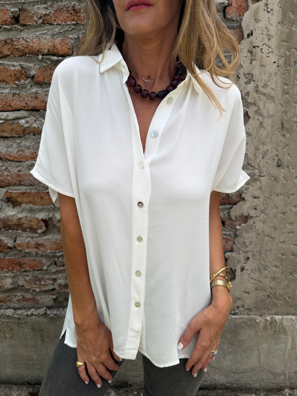 Blusa simple perfecta blanca