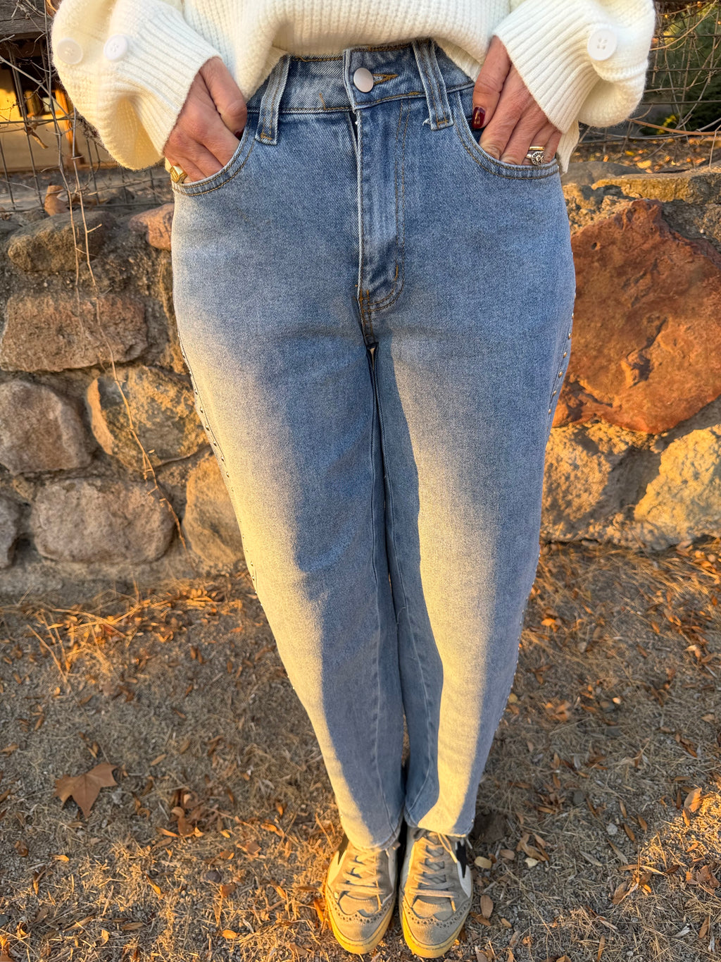 Bluejean baloon tachas celeste