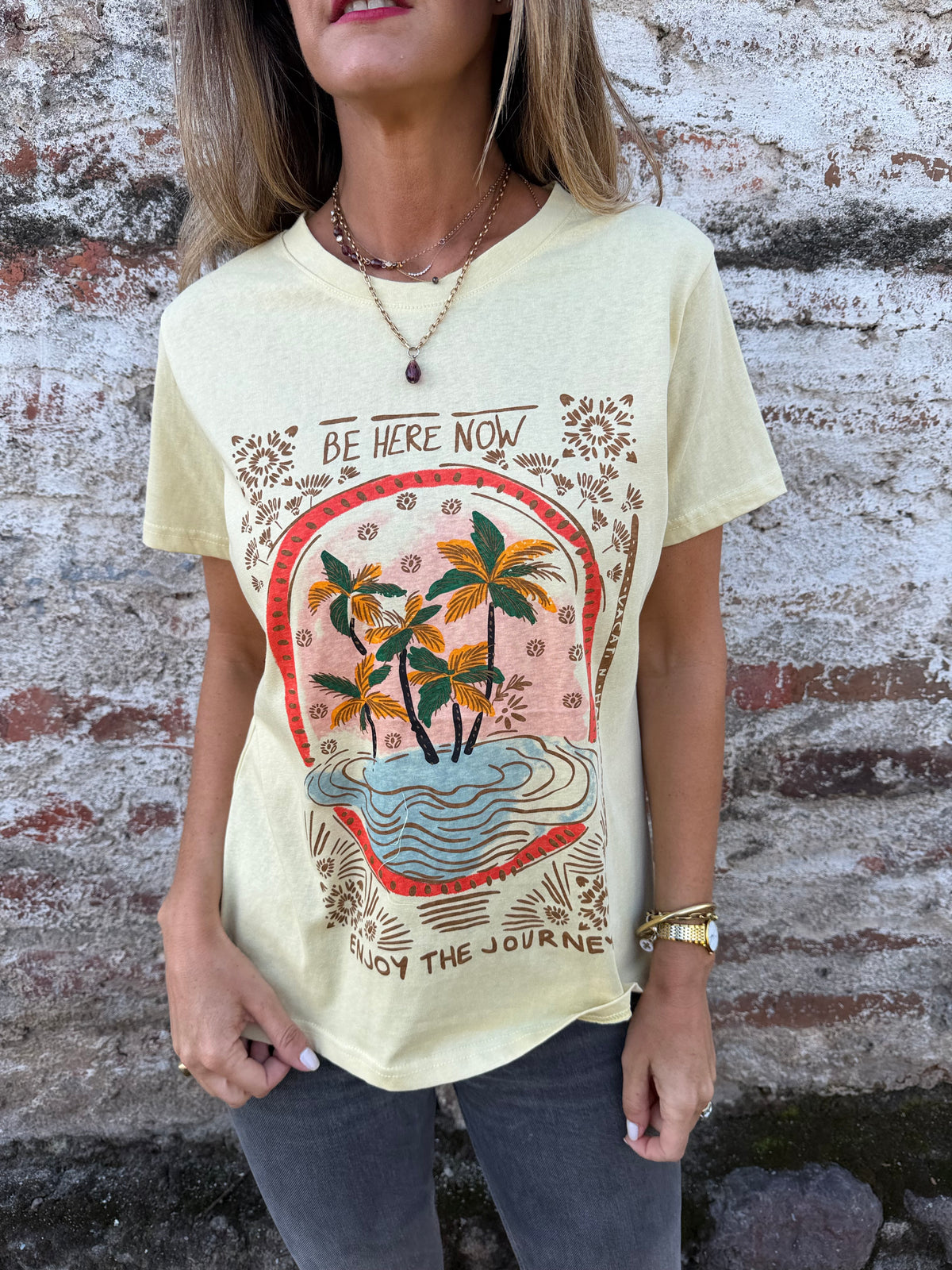 Polera farm amarilla