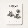 Pins Abeja Silver
