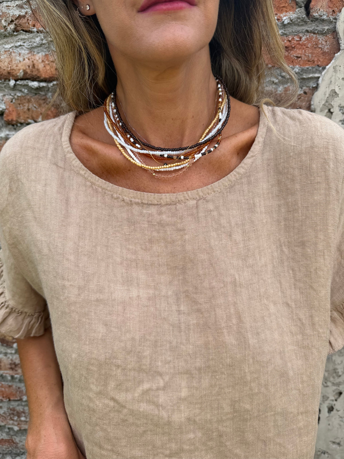 Pack collares mostacillas