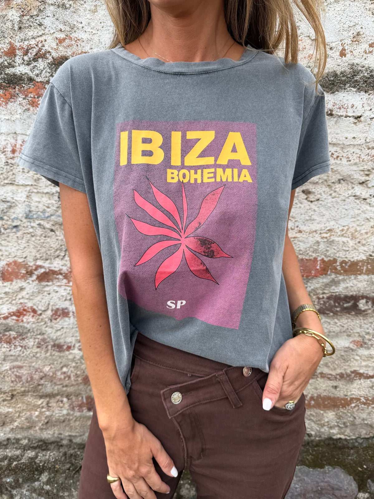 Polera ibiza gris