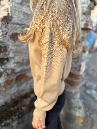 Chaleco camisero camel