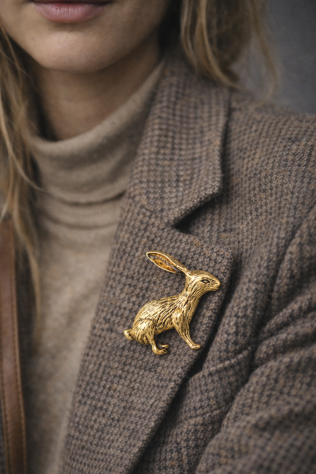 Broche Conejo Gold