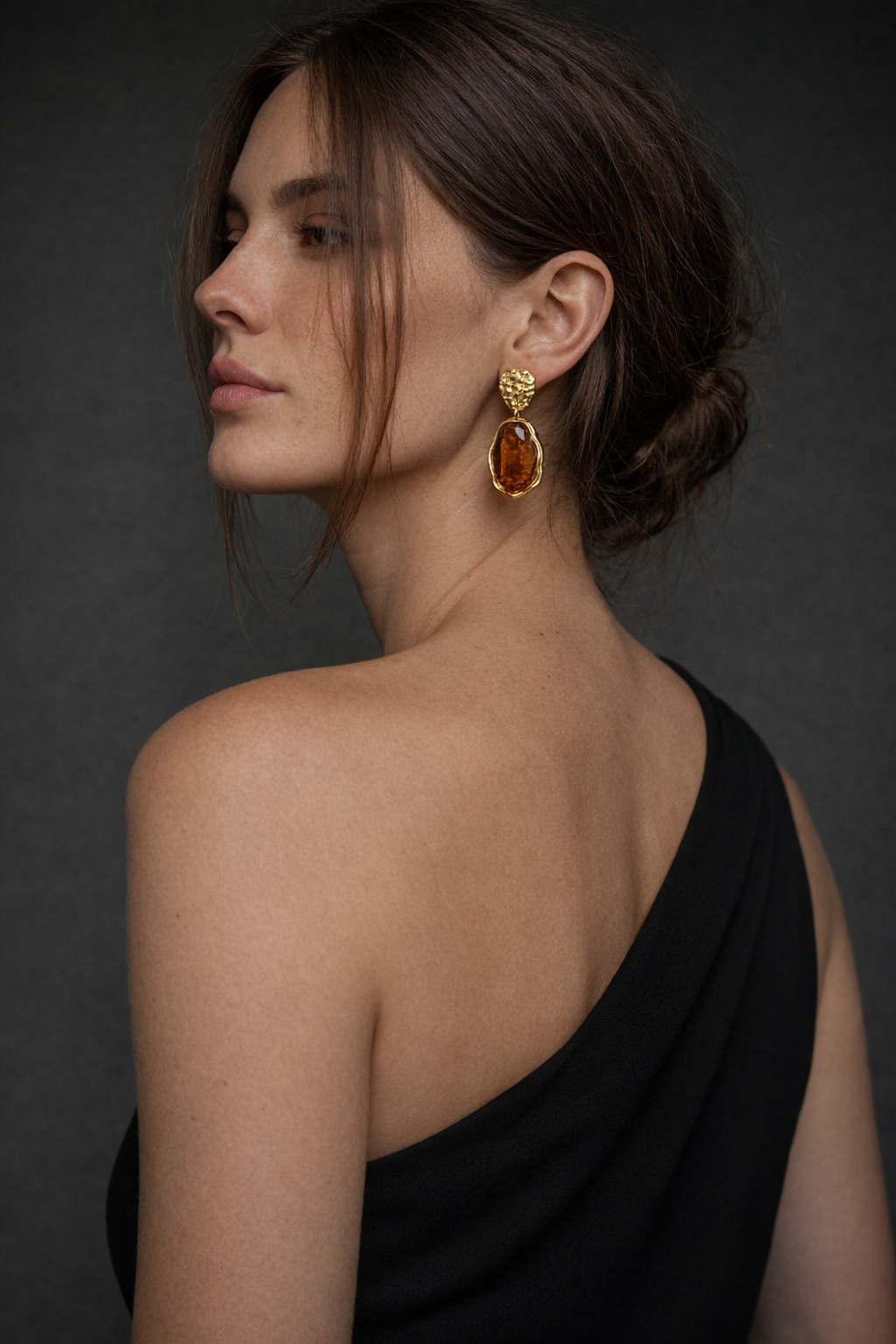 Aros Ámbar Gold