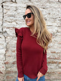 Chaleco básico forrado vuelitos rojo italiano