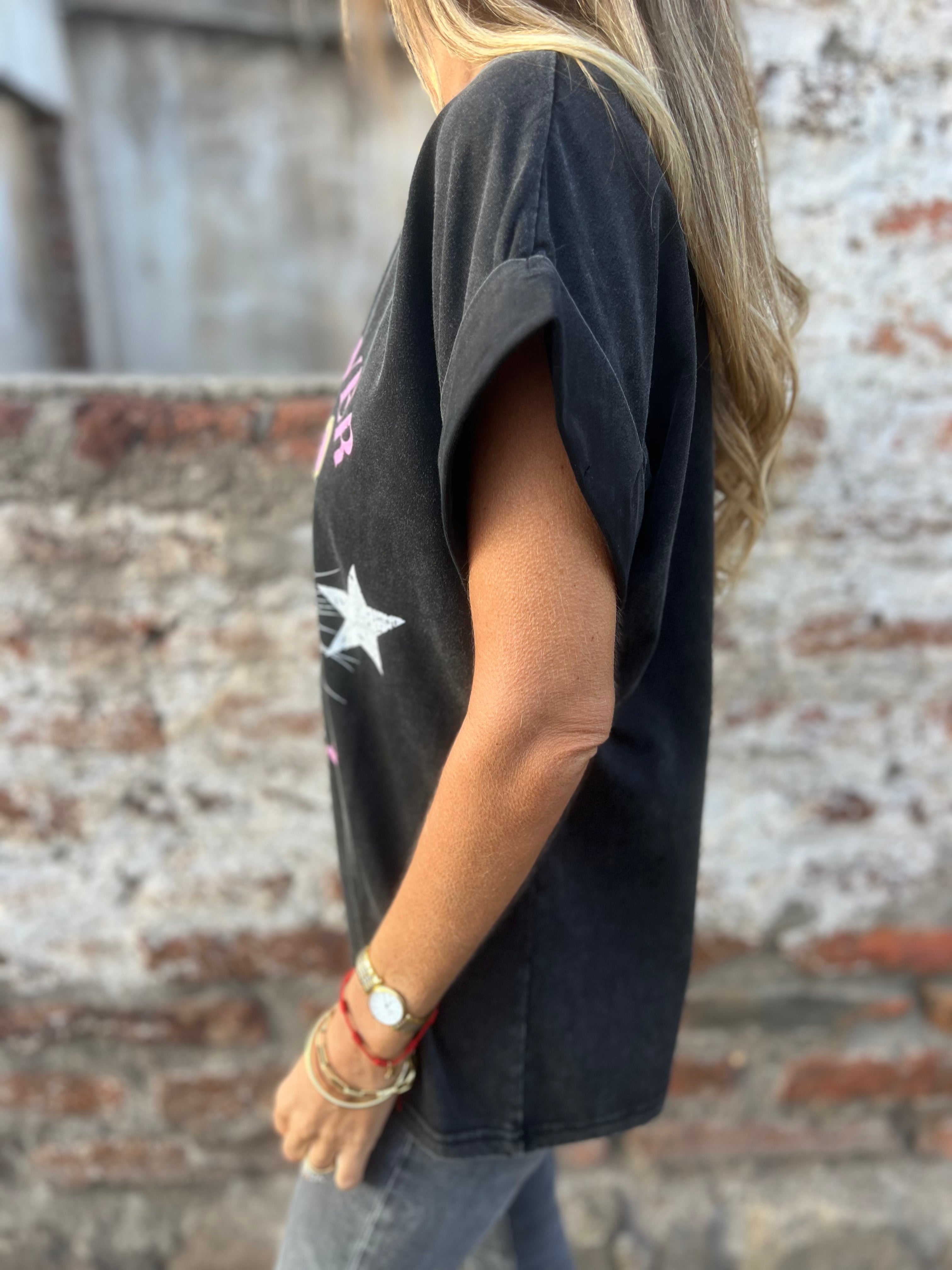 Polera tigre negra