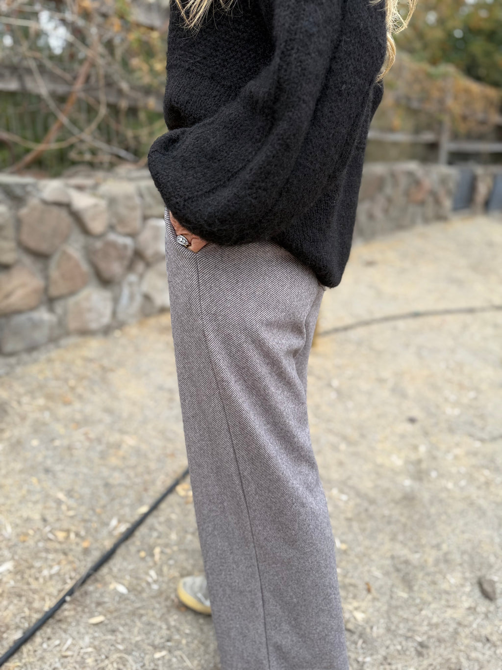 New Pantalón sastre taupé