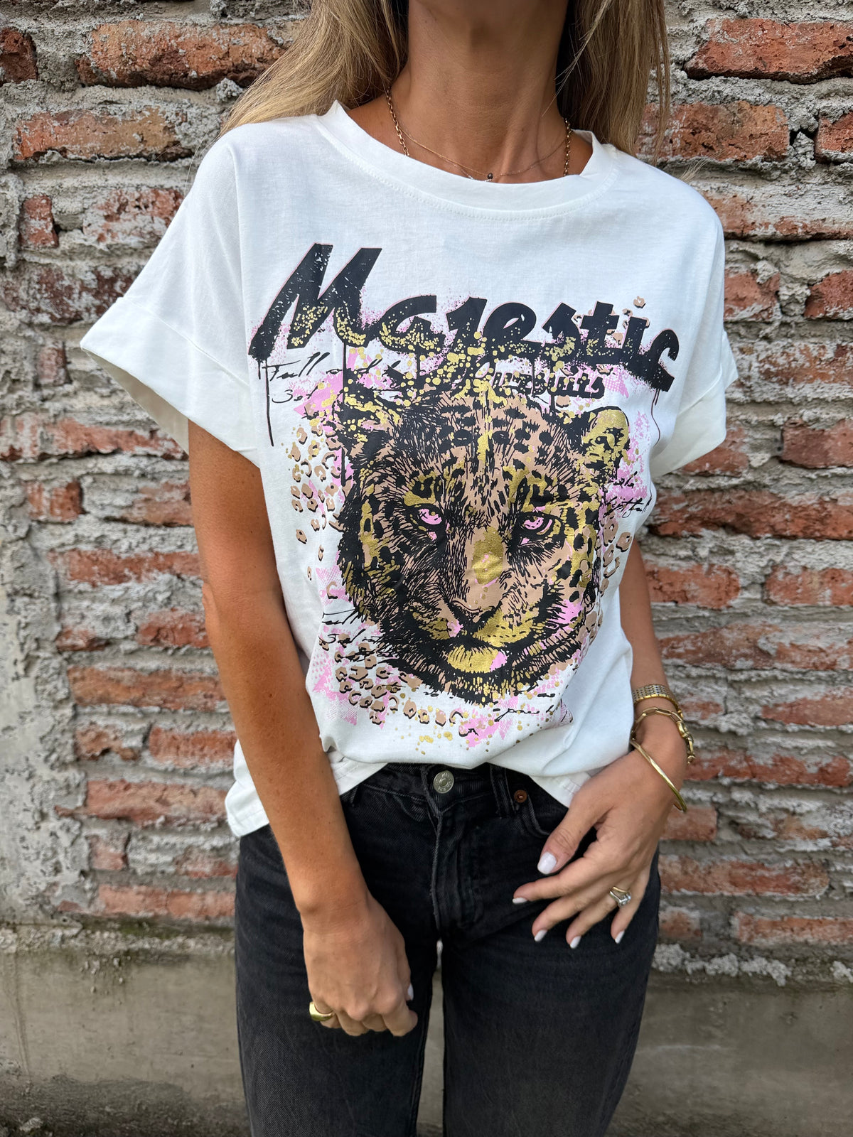 Polera majestic blanca