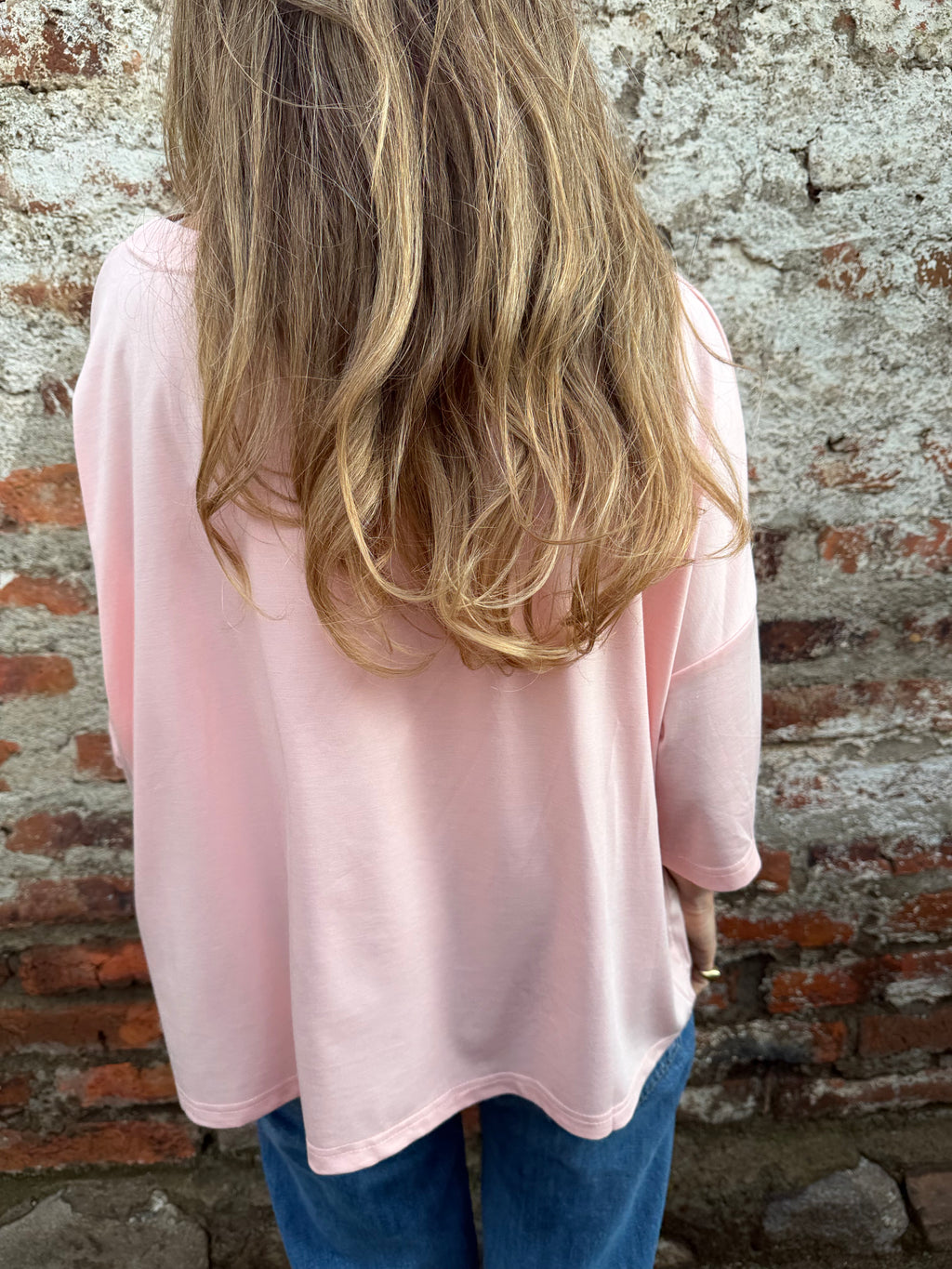 Maxxi polera modal rosado
