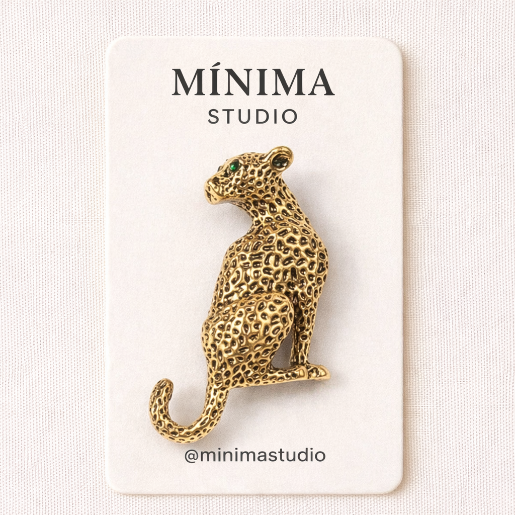 Broche Cheetah Gold