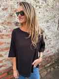 Maxxi polera modal negro