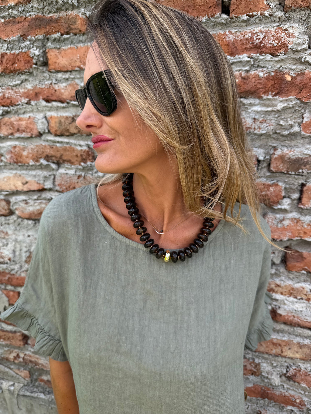 Collar piedras carey