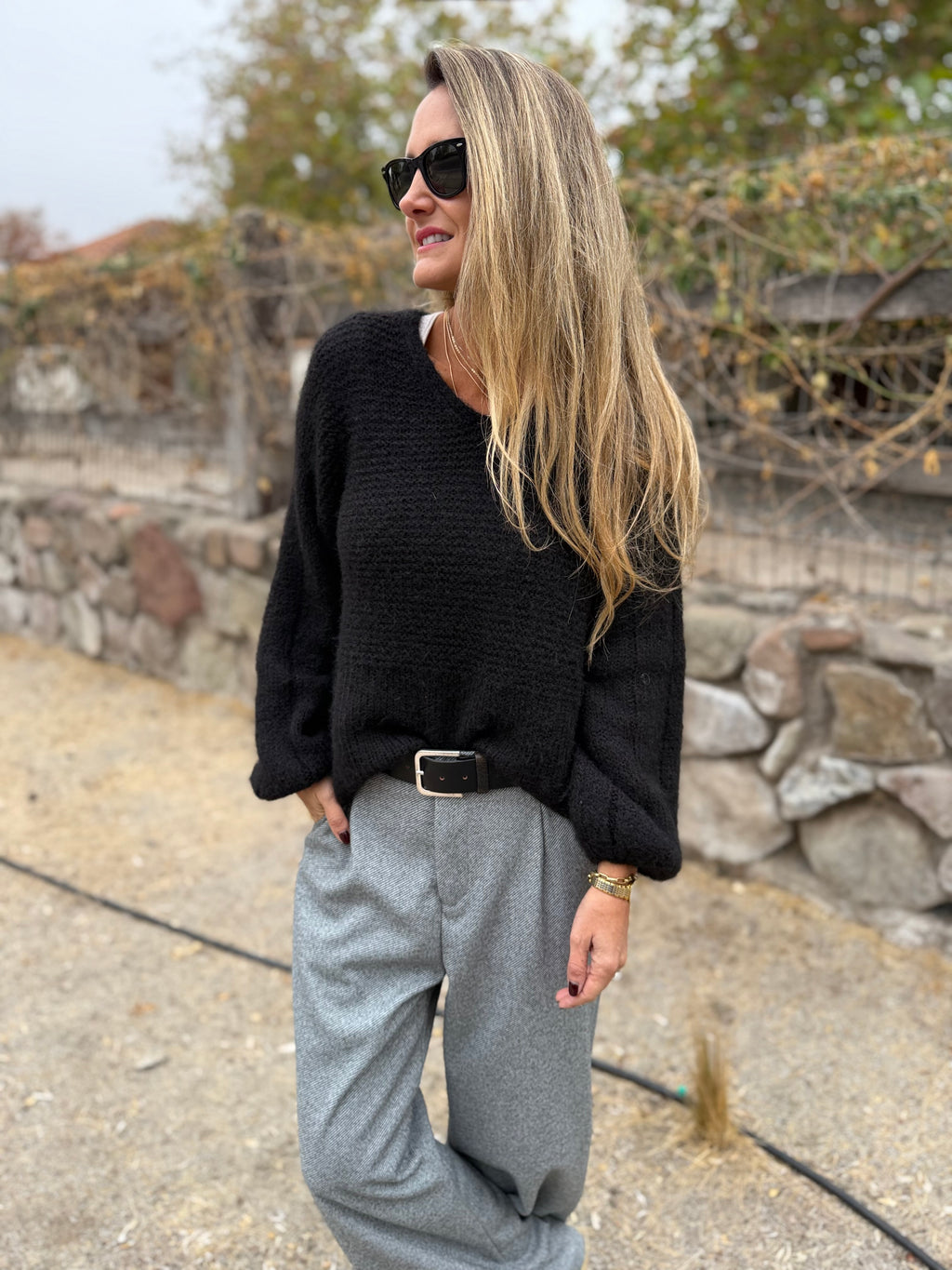 New Pantalón sastre gris