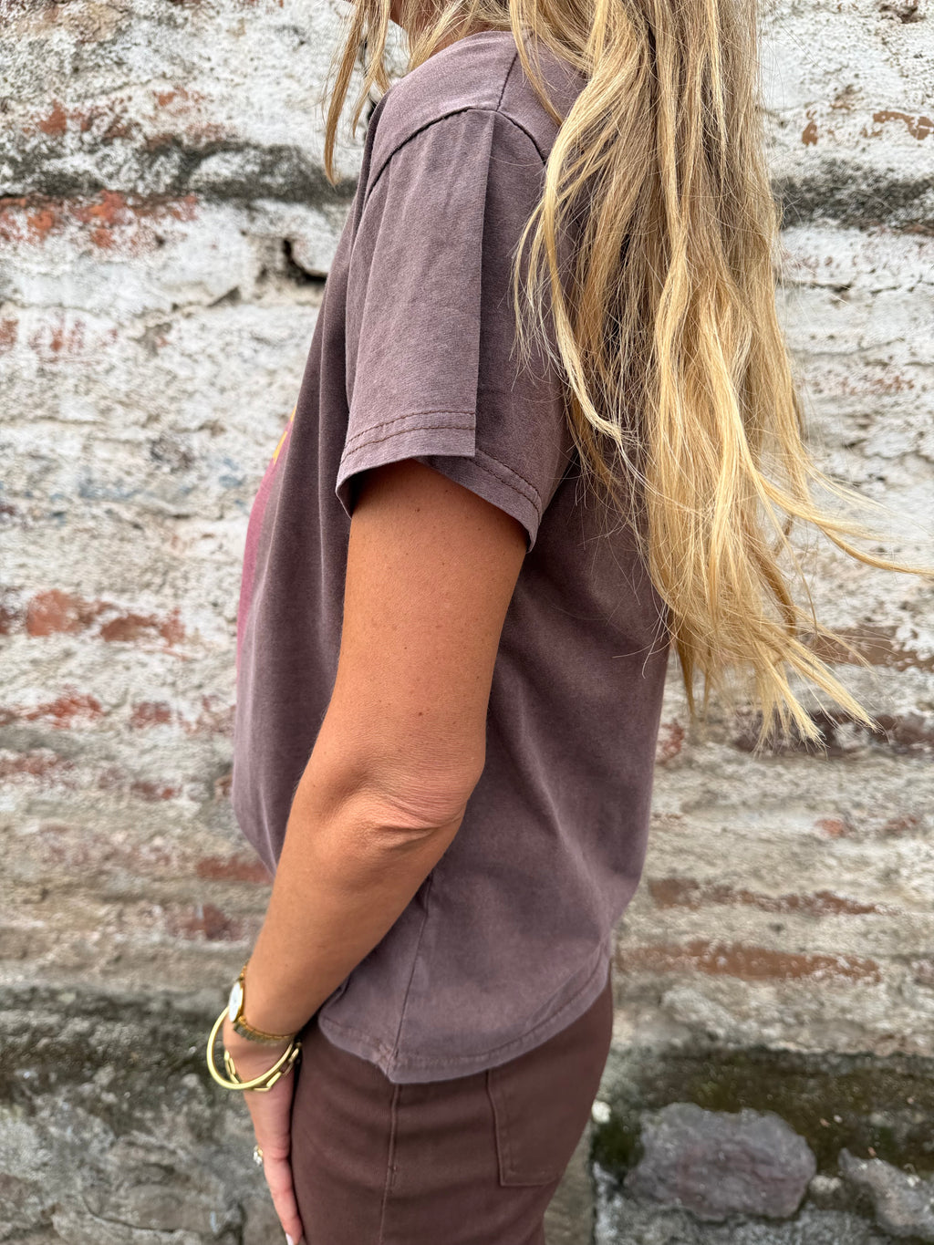 Polera ibiza café
