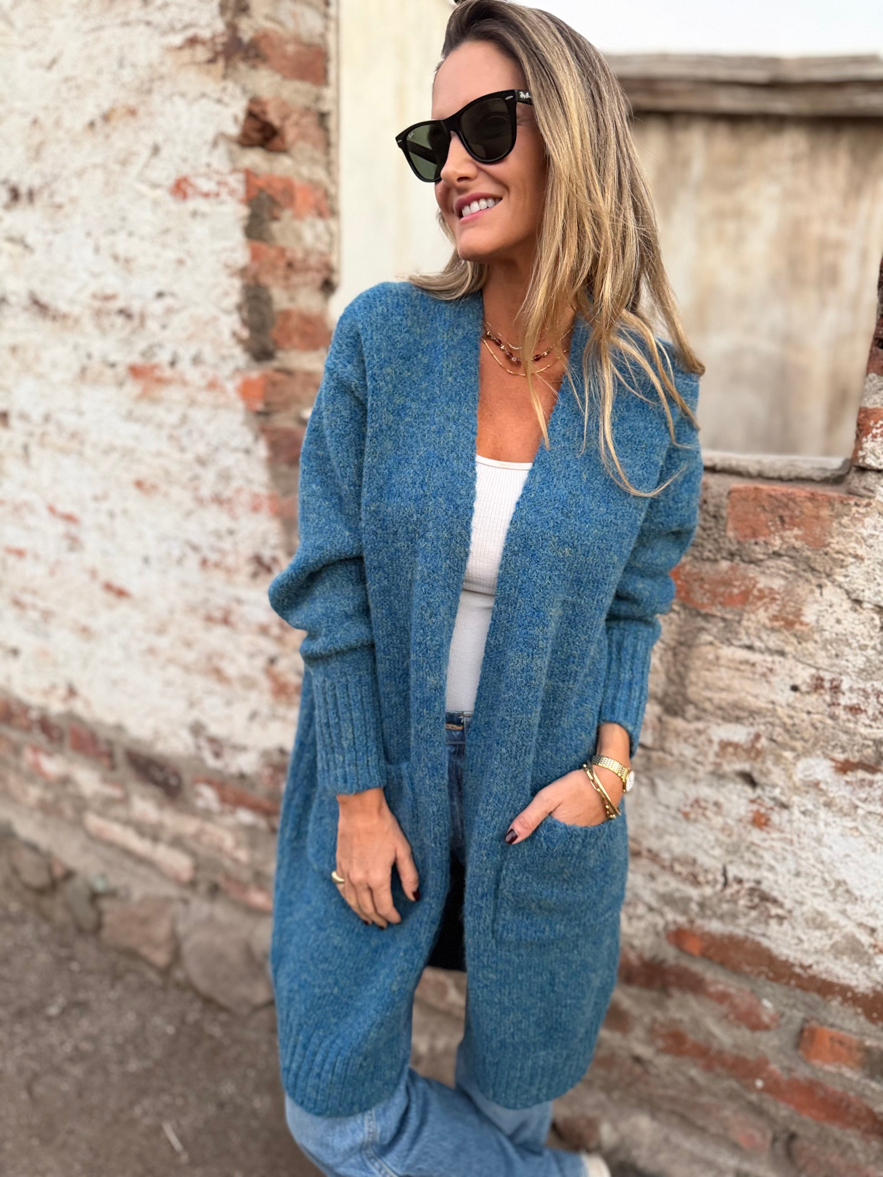 Chaleco alerce turquesa