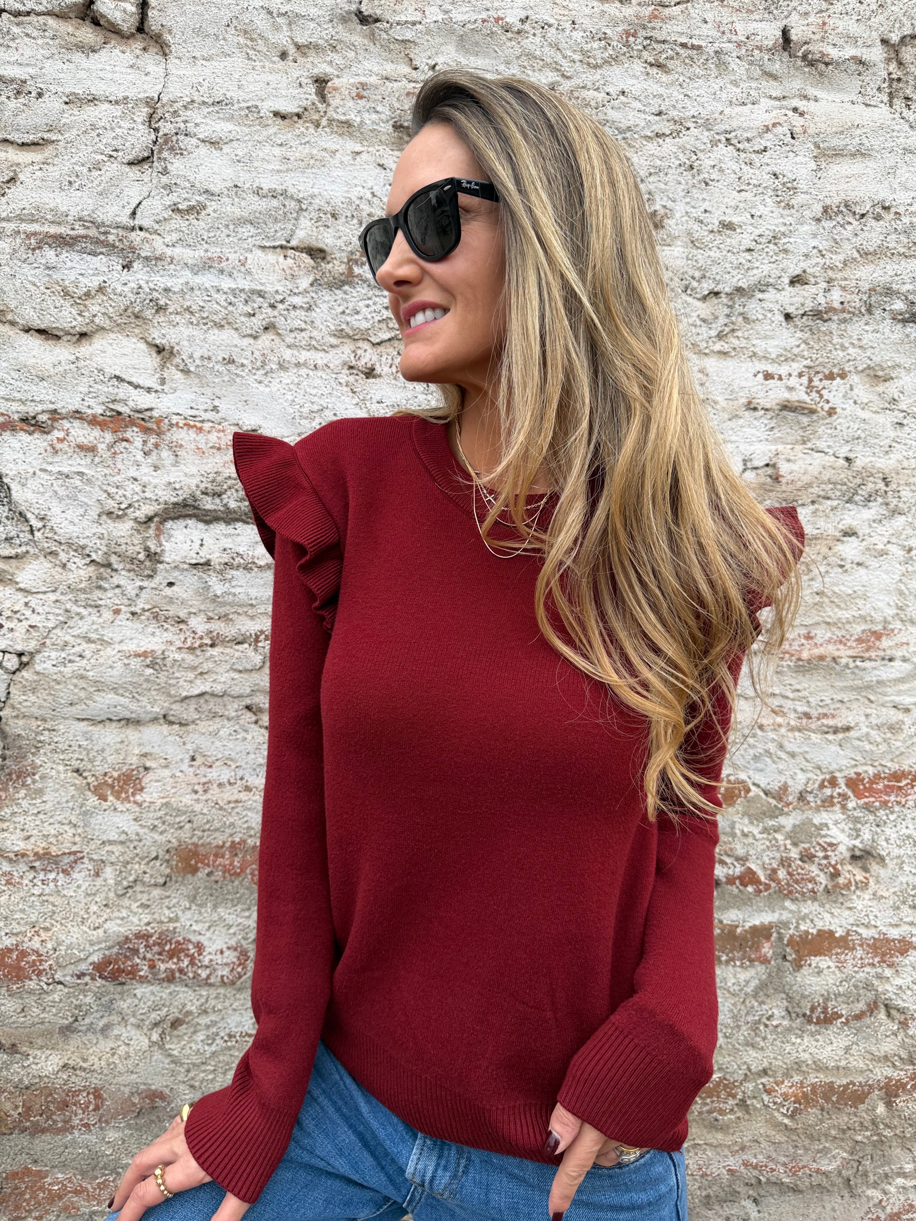 Chaleco básico forrado vuelitos rojo italiano