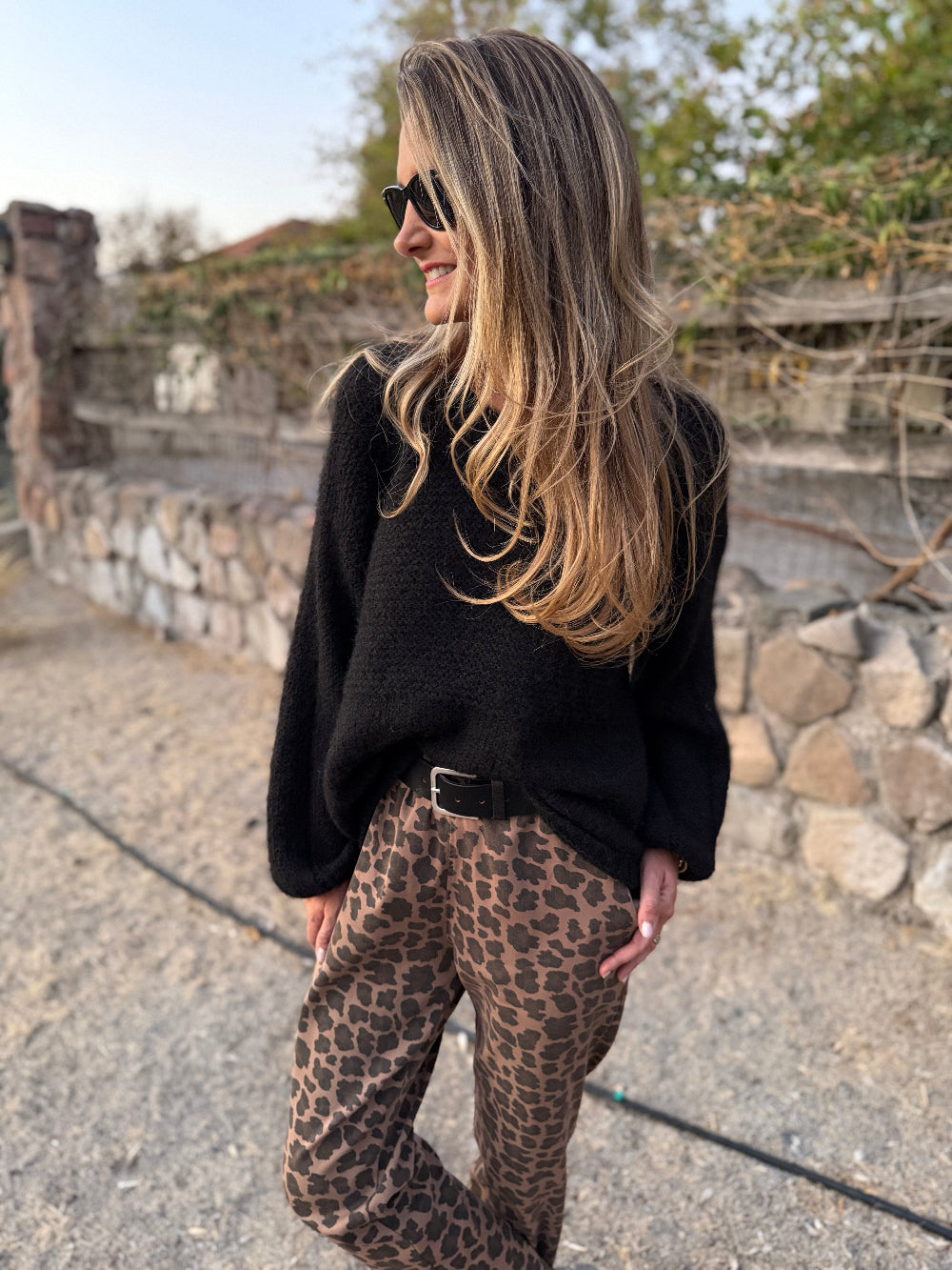 Jogger print chocolate