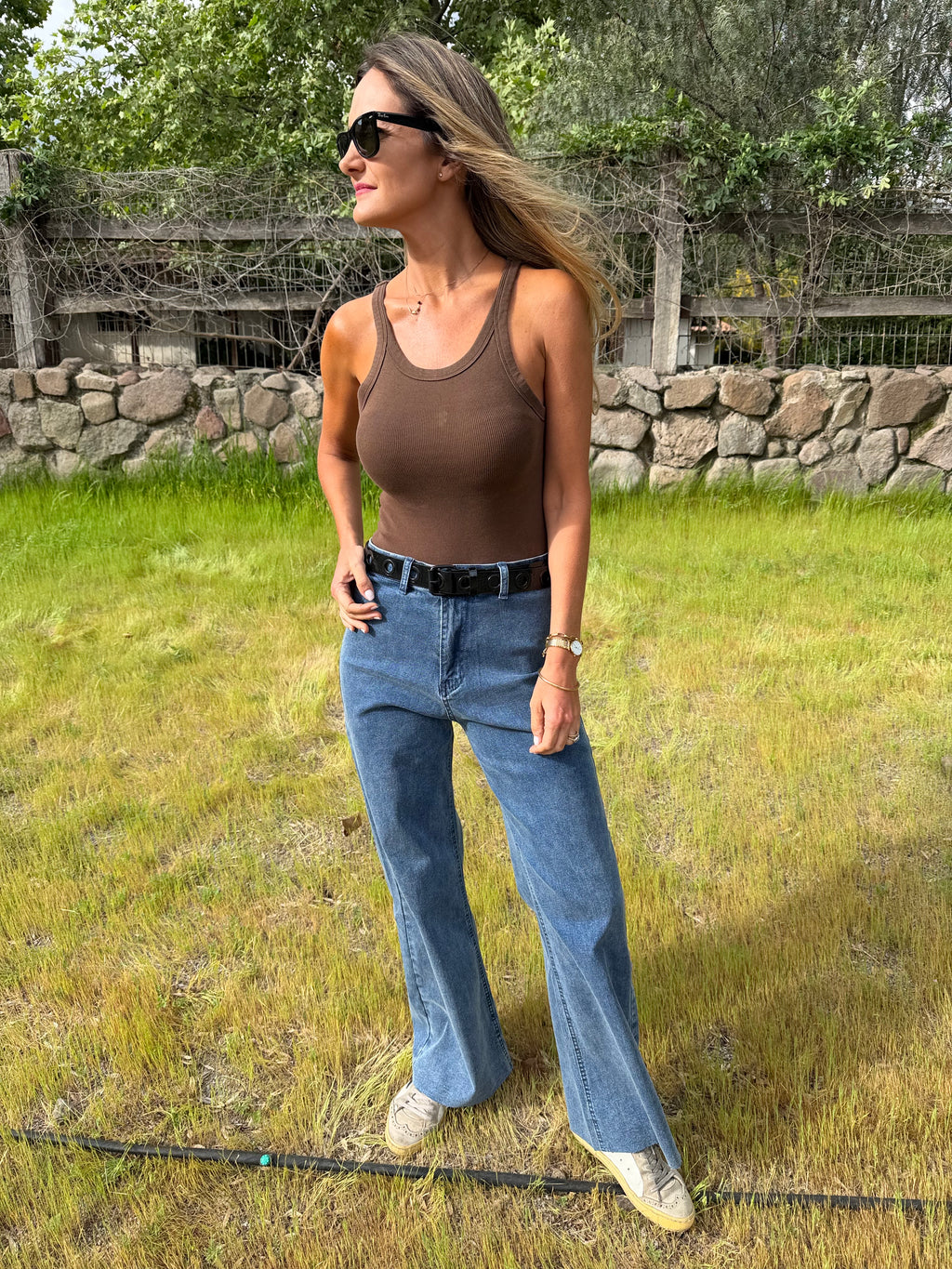 Pantalón recto perfecto azul