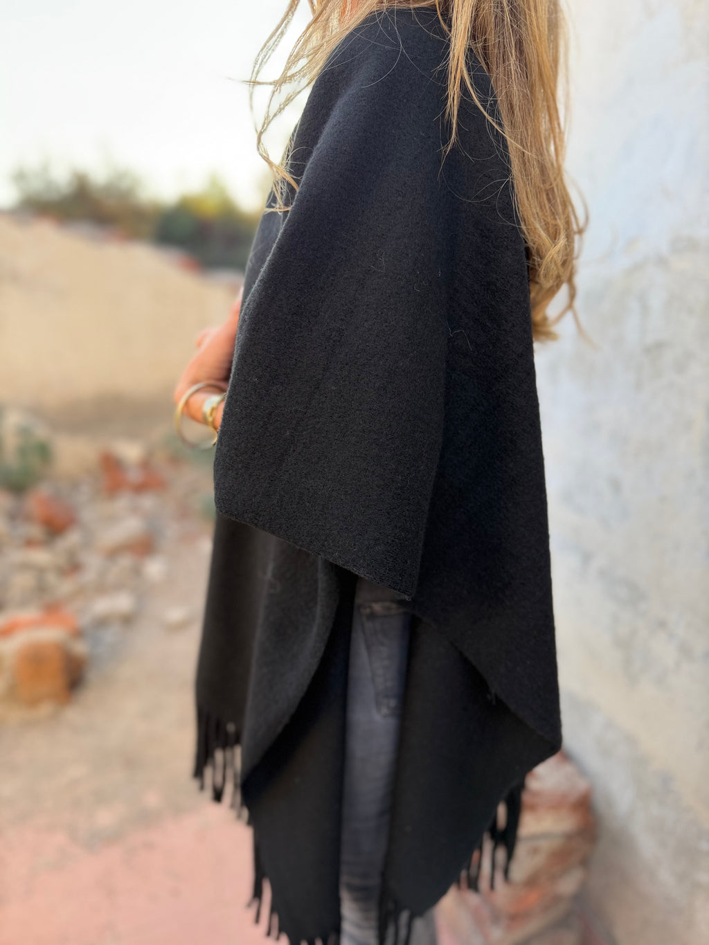 New Echarpe paño negro