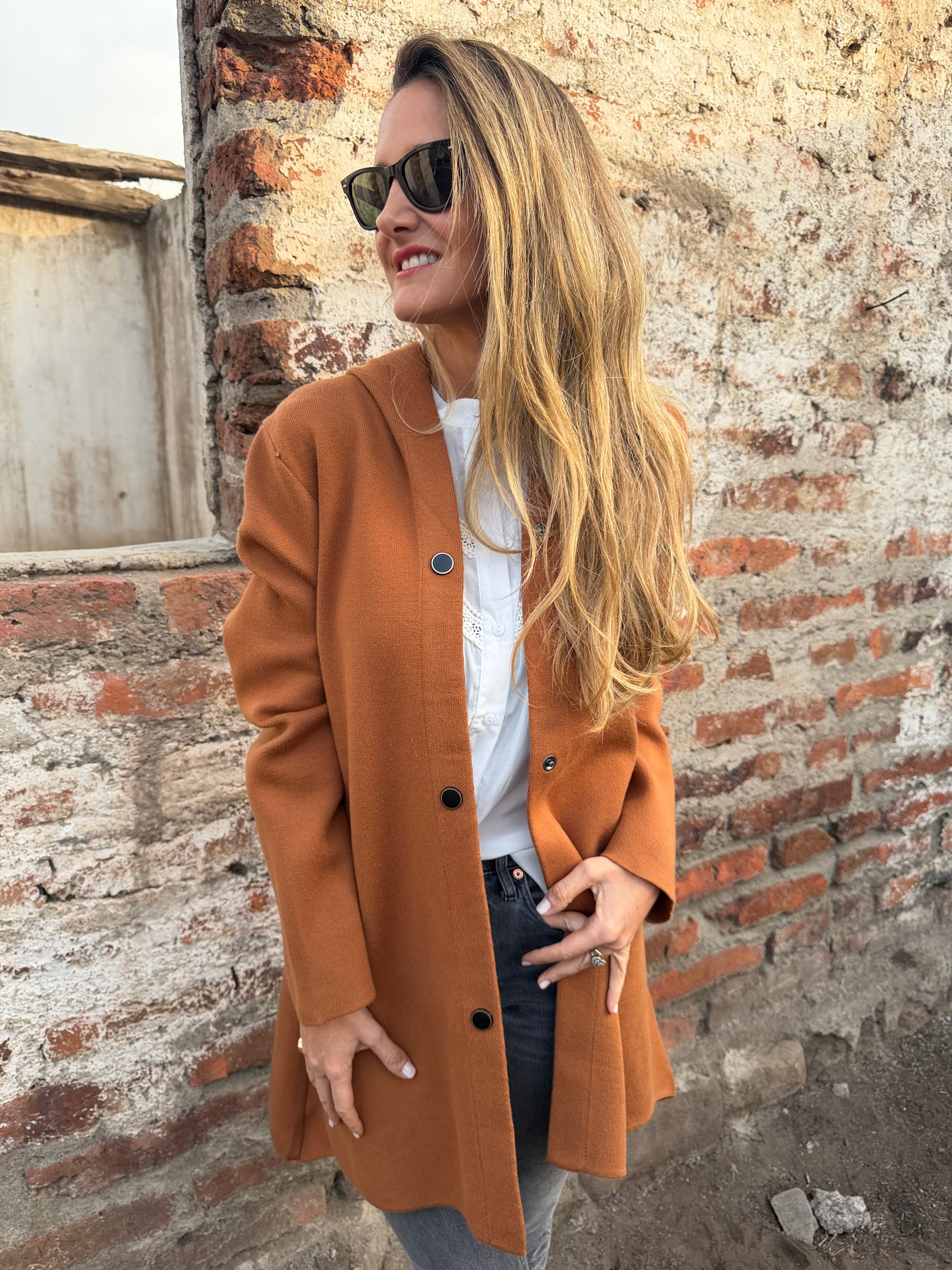 Chalecón argolla camel