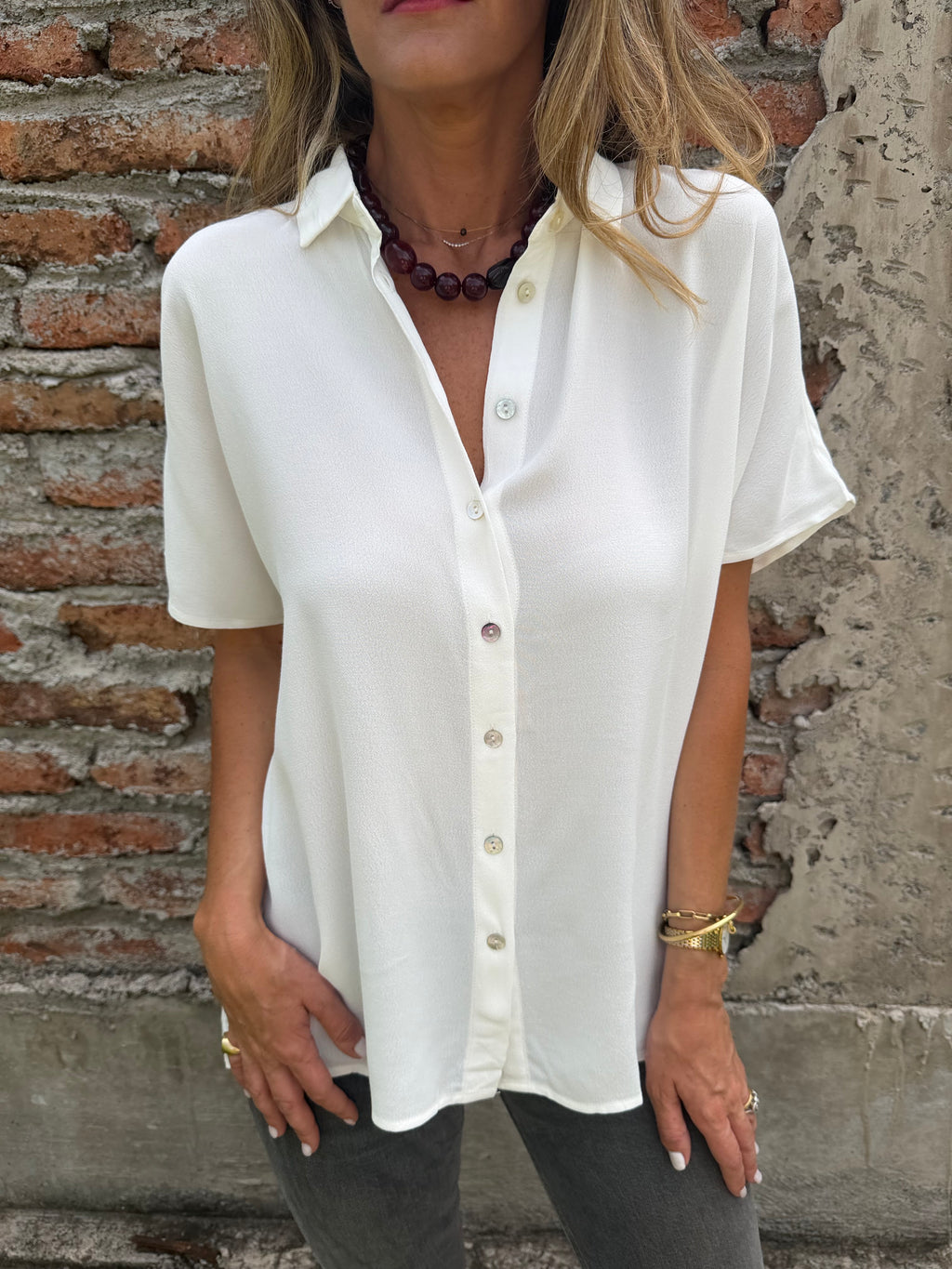 Blusa simple perfecta blanca