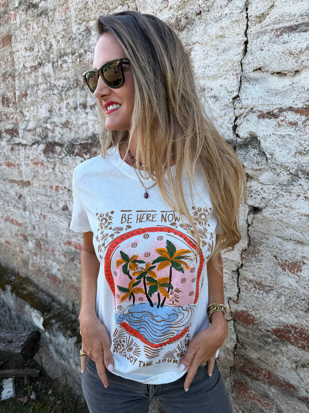 Polera farm blanca