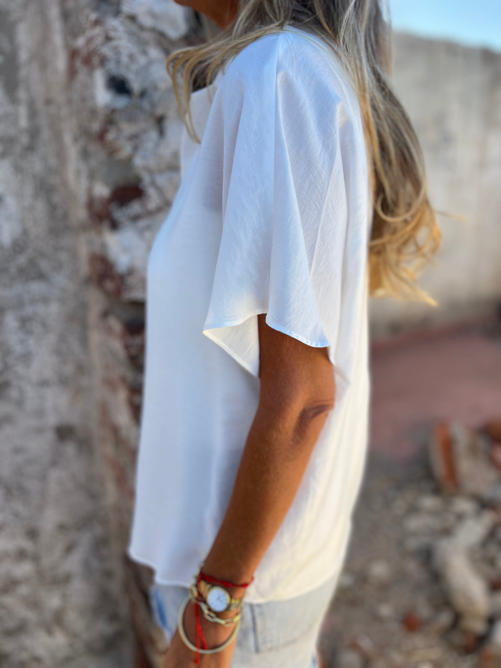 Blusa elisa básica blanca