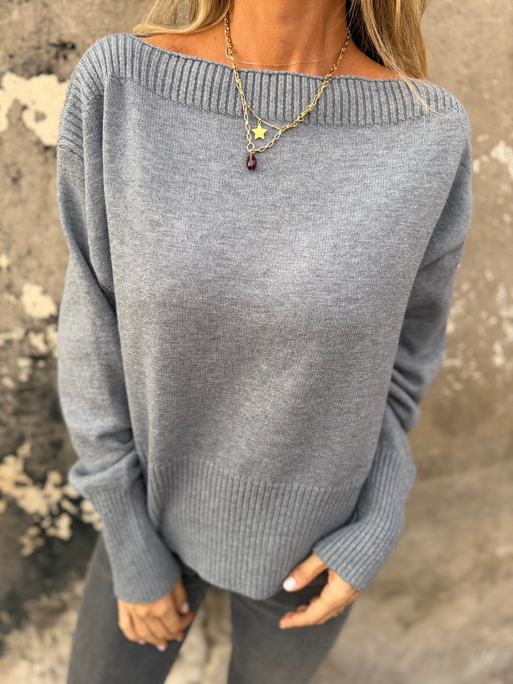 Chaleco básico súper bote gris