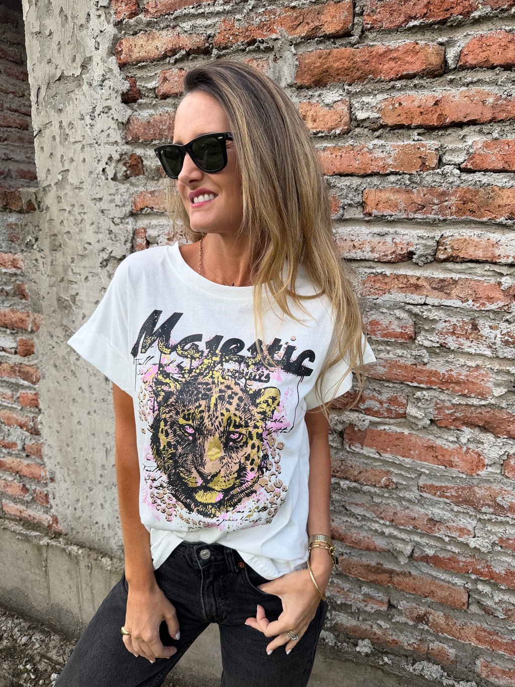 Polera majestic blanca